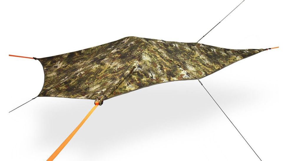 Tentsile Tents Una 1 person Tree Tent w/ Removable Rainfly, 40D Inclined Joint Nylon-Polyester, Fire Resistance US CPAI-84, Predator, UNAPRED