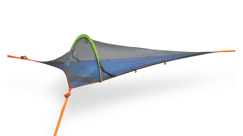 Tentsile Tents Una 1 person Tree Tent w/ Removable Rainfly, 40D Inclined Joint Nylon-Polyester, Fire Resistance US CPAI-84, Forest green UNAFOR