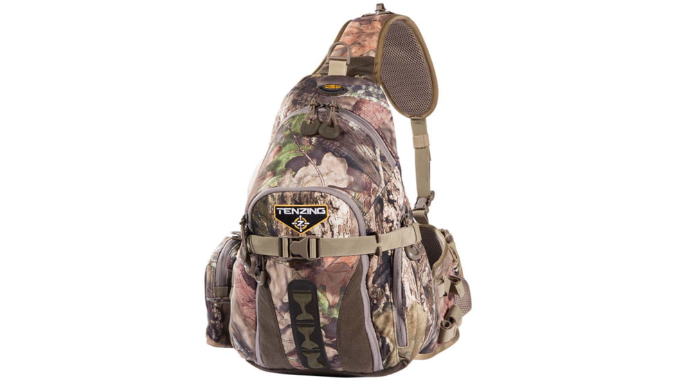 Tenzing Sling Tricot BackPack w/Single Sling, 750in of Storage, 5 Pockets, Mossy Oak Break-Up Country, TZG-TNZBP3057