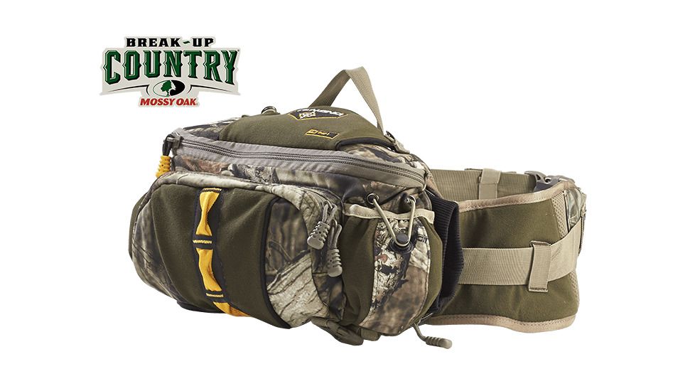 Tenzing TZ 721 Padded Waist Pack w/Handwarmer, Fold Down Seat, and Dual Waste Band, Mossy Oak Country 972140