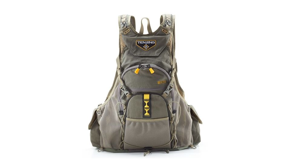 Tenzing TZ BV15L Bird Vest, 2/3-liter Water Reservoir Compartment, Air-Cooled Pad XL/2XL, Green 962204