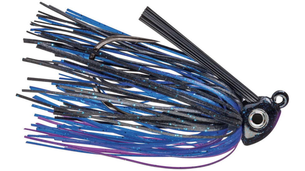 Terminator Heavy Duty Swim Jig, Black Blue Purple, 1/2oz, HDSJ1296