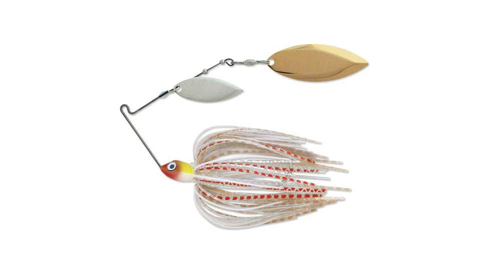 Terminator Super Stainless Spinnerbait, Gold/Nickel Willow Blade, Clown, 1/2oz, S12WW41NG