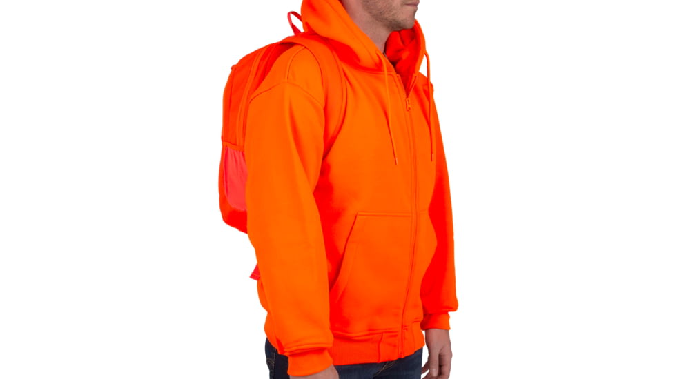 Terrain Tundra Camping Backpack/Daypack, Blaze Orange, 1350 Cubic in, 19238