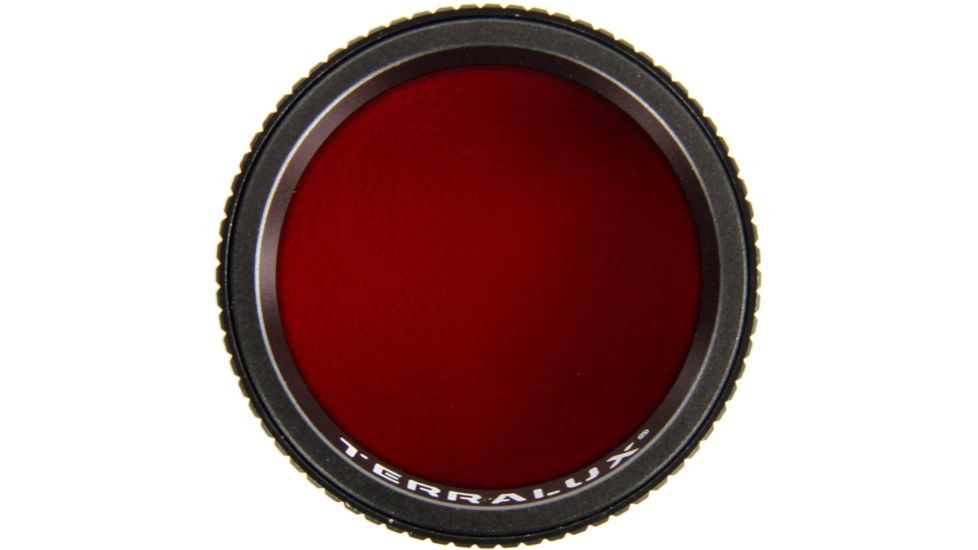 Lightstar Tactical Flashlight Filter, Stealth Grey -Red TCF-R