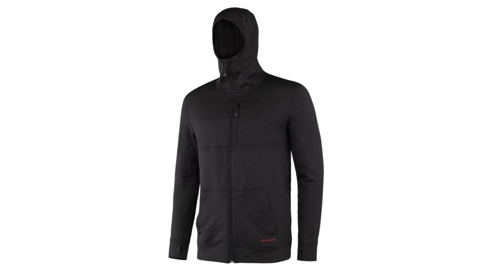 Terramar Geo Fleece Jacket Mens Lg Blk W8761-010 LG
