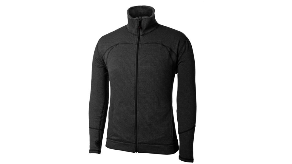 Terramar Geo Fleece Jacket Mens Lg Blk W8761-010 LG