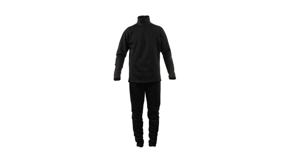 Terramar Grid Fleece Mens Ls Zip Blk Sm W8453-010 SM