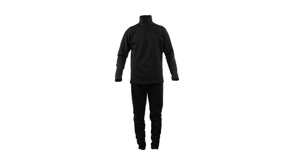 Terramar Grid Fleece Mens Ls Zip Blk Sm W8453-010 SM