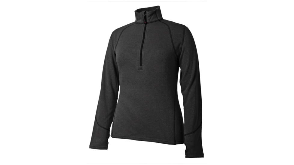 Terramar Grid Fleece Wmns Ls Zip Blk Sm W8312-010 SM