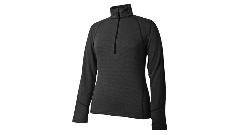 Terramar Grid Fleece Wmns Ls Zip Blk Sm W8312-010 SM