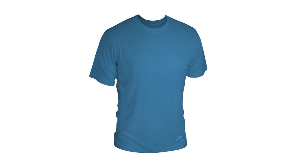 Terramar Helix Mens Ss T Steel Blue Lg W7809-407 LG