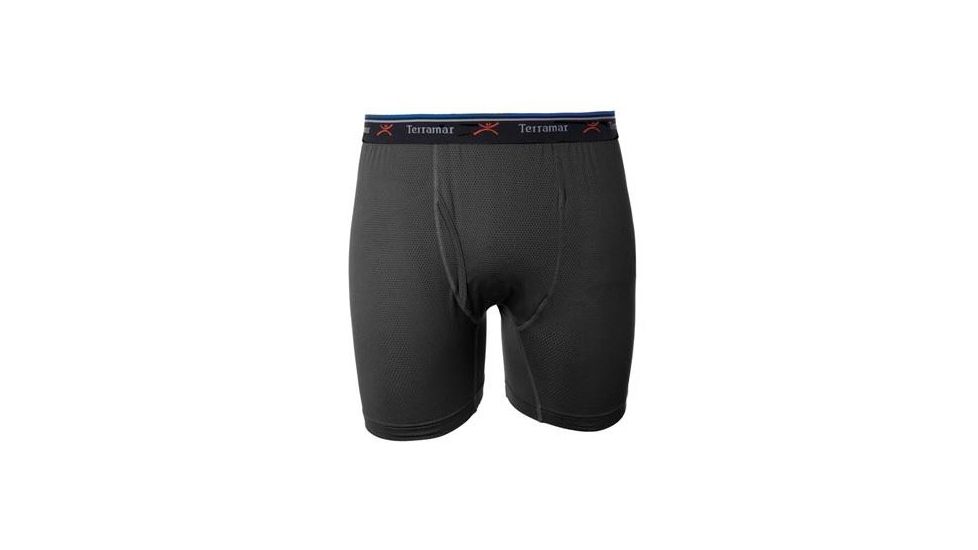 Terramar Pioner Boxer Brief Mens Blk Md W-8097-019 MD