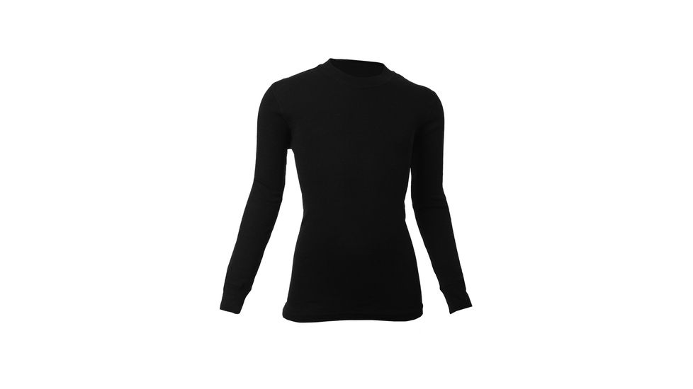 Terramar Polypro Kids Crew Xl Blk W8447 XL 010