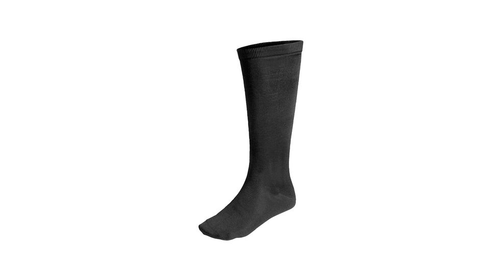 Terramar Silk Nylon Sock Liner Md Black SL-2095-010 MD