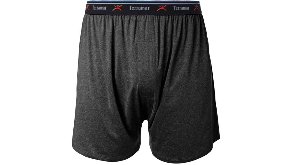 Terramar Silkweight Mens Boxer Black Md W8103-010 MD