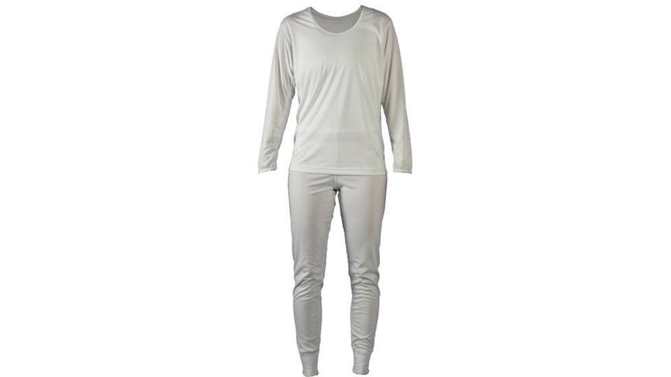 Terramar Silkweight Mens Crew Ls Blk Sm W-6171 BLK SM