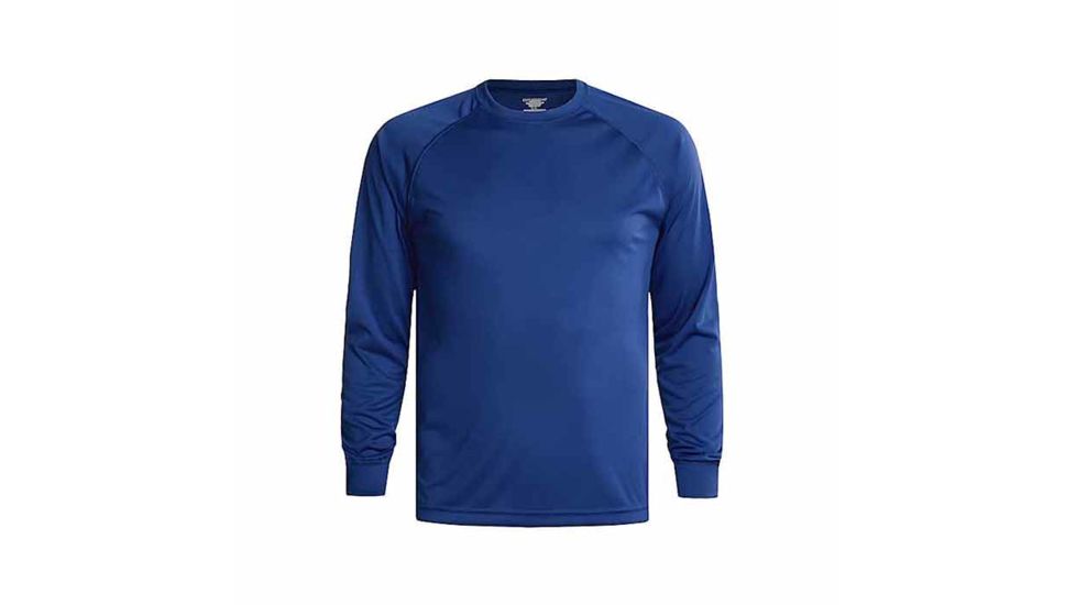 Terramar Silkweight Mens Ls Blue Sm W-6171-424 SM