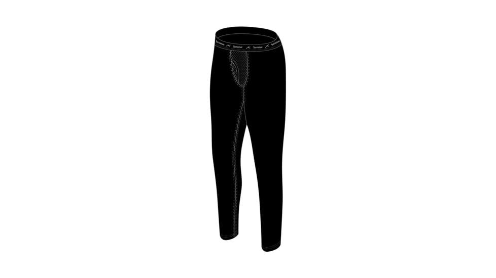 Terramar Thermolator Mens Crew Blk Md W7543-010 MD