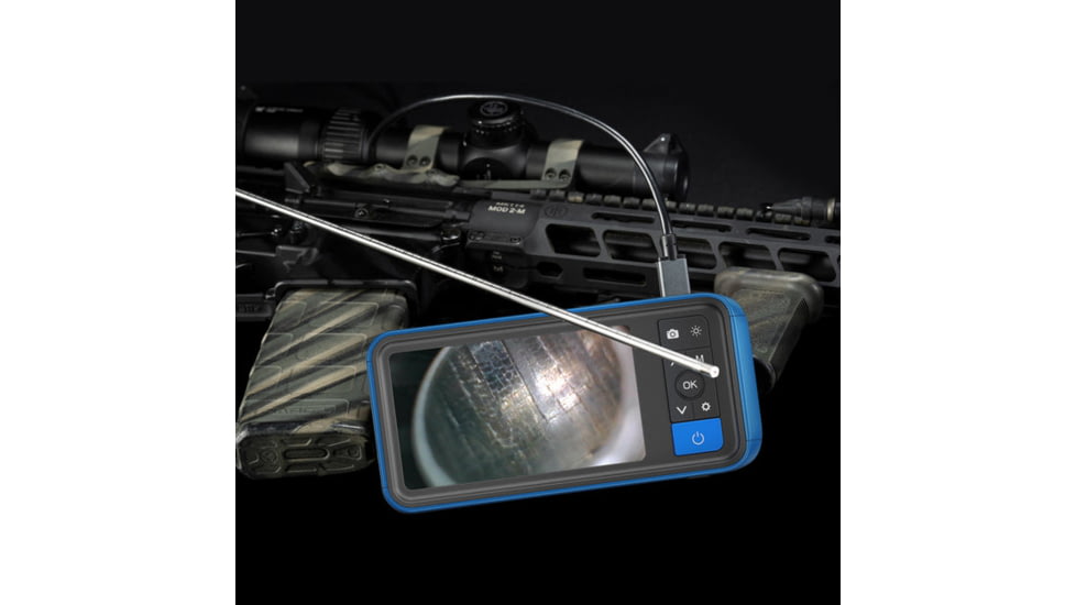 Teslong 26in Rigid Rifle Borescope w/HD Screen, Black / Blue / Mettalic Grey, TNTG450H