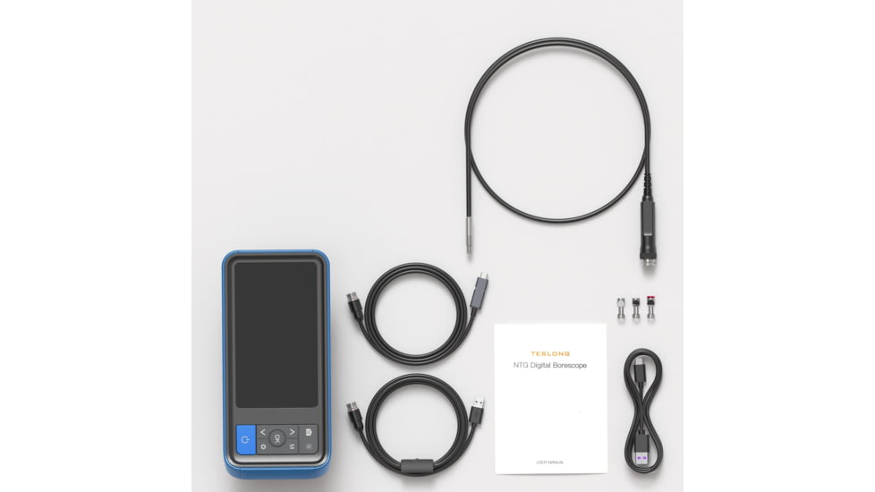 Teslong 26in Rigid Rifle Borescope w/HD Screen, Black / Blue / Mettalic Grey, TNTG450H