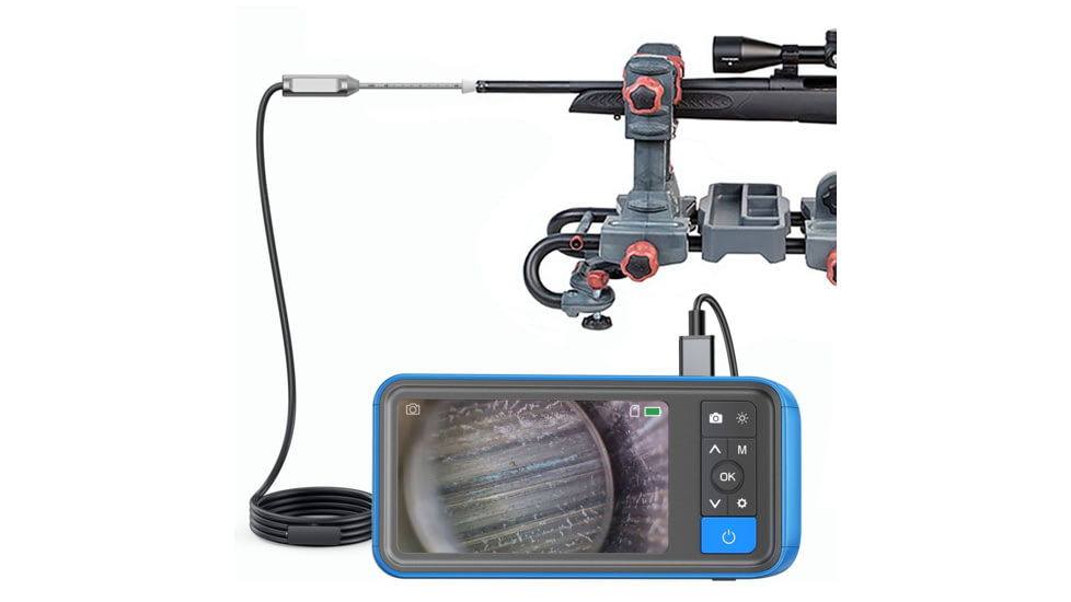 Teslong 26in Rigid Rifle Borescope w/HD Screen, Black / Blue / Mettalic Grey, TNTG450H