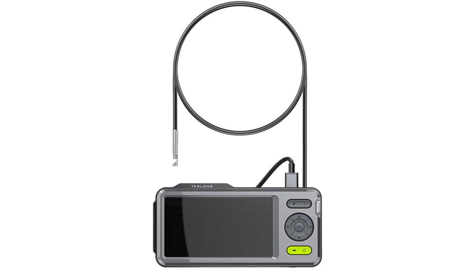 Teslong 45in Flexible Rifle Borescope w/IPS Screen, Black / Mettalic Grey / Lime Green, TSNTG500