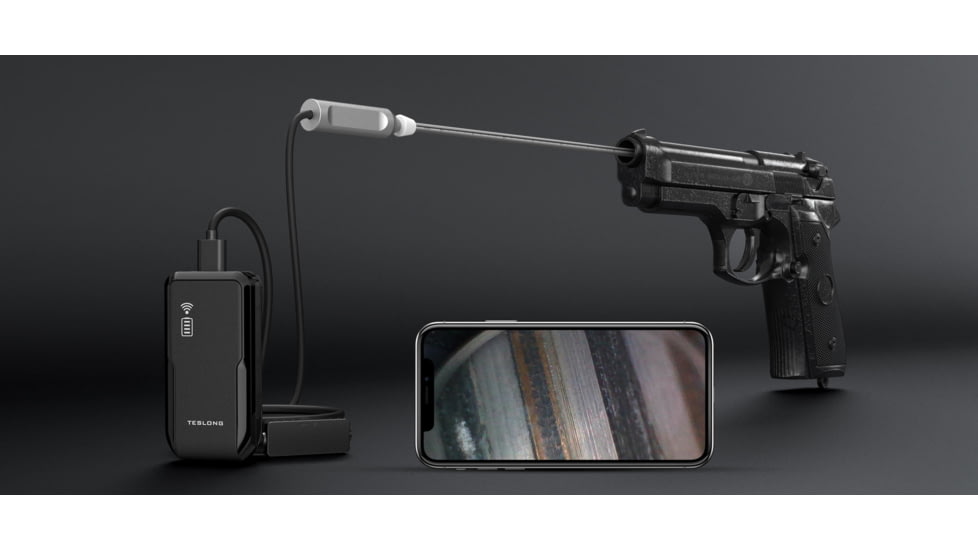 Teslong 45in Flexible Rifle Borescope w/Wi-Fi Adaptor, Black, TSNTG150W