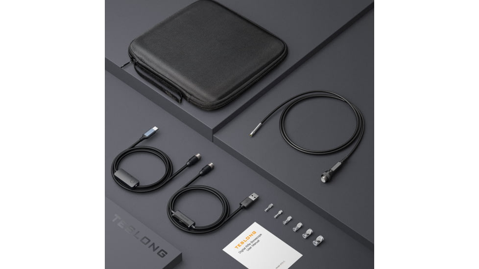 Teslong NTG100-C 45-Inch Flexible USB-C Borescope, Black, TSNTG100-C