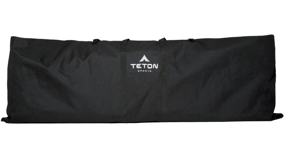 TETON Sports Adventurer Regular Camp Cot with Pivot Arm, Black, Regular, 1048A