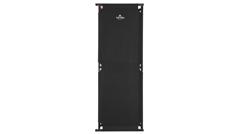 TETON Sports Adventurer Regular Camp Cot with Pivot Arm, Black, Regular, 1048A