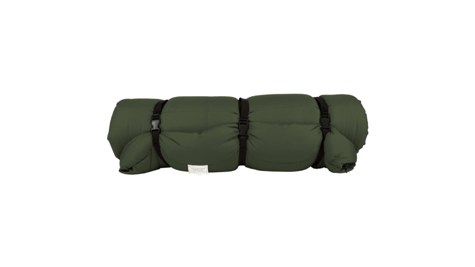TETON Sports Bridger 0 F Canvas Sleeping Bag, Green/Plum, Long, 10033