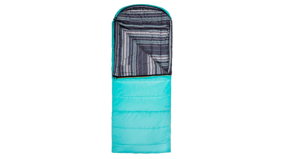 TETON Sports Celsius 0 F Sleeping Bag, Left Zipper, Teal/Grey, Regular, 1176L