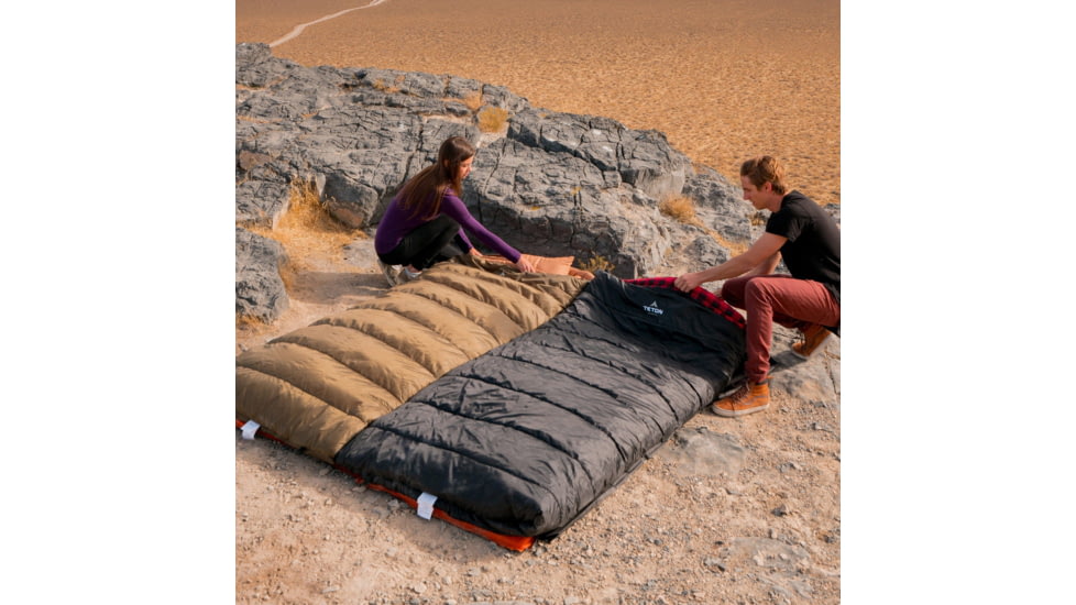 TETON Sports Celsius XXL 0 F Sleeping Bag, Left Zipper, Green, 2XL, 100L