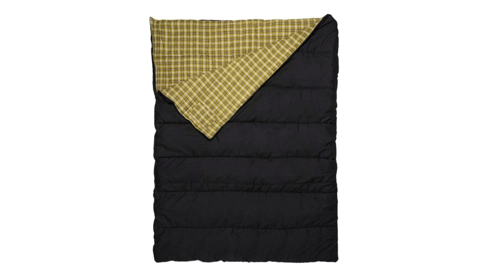 TETON Sports Evergreen 20 F Mammoth Double Sleeping Bag, Night/Olive, Double-Wide, 2224LSNIOL