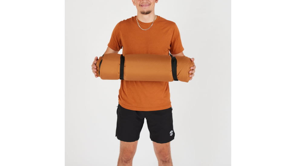 TETON Sports Lil Bridger 0 F Junior Canvas Sleeping Bag for Kids, Pecan/Fox, Junior, 10041