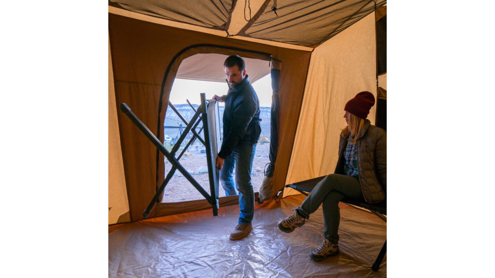 TETON Sports Mesa Canvas Tent, 4 Person, Brown, 2010