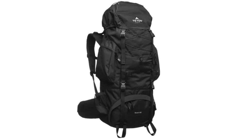 TETON Sports Scout 65L Backpack, Black, 2105SCBK