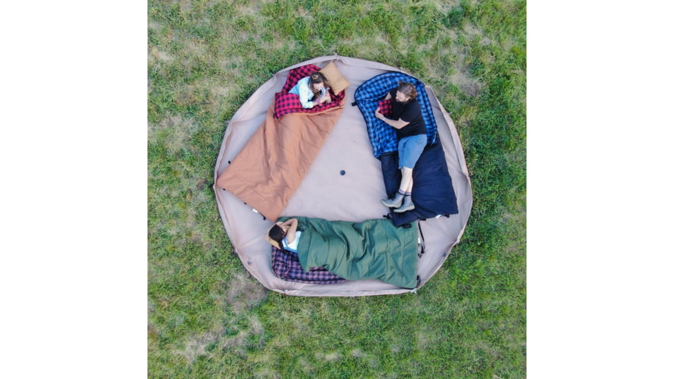 TETON Sports Sierra Canvas Tent, 6 Person, Brown, 2012