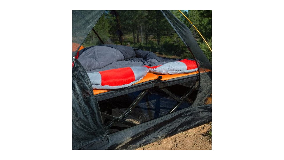 TETON Sports Tracker 5 F Double Mummy Sleeping Bag, Red/Grey, 1109