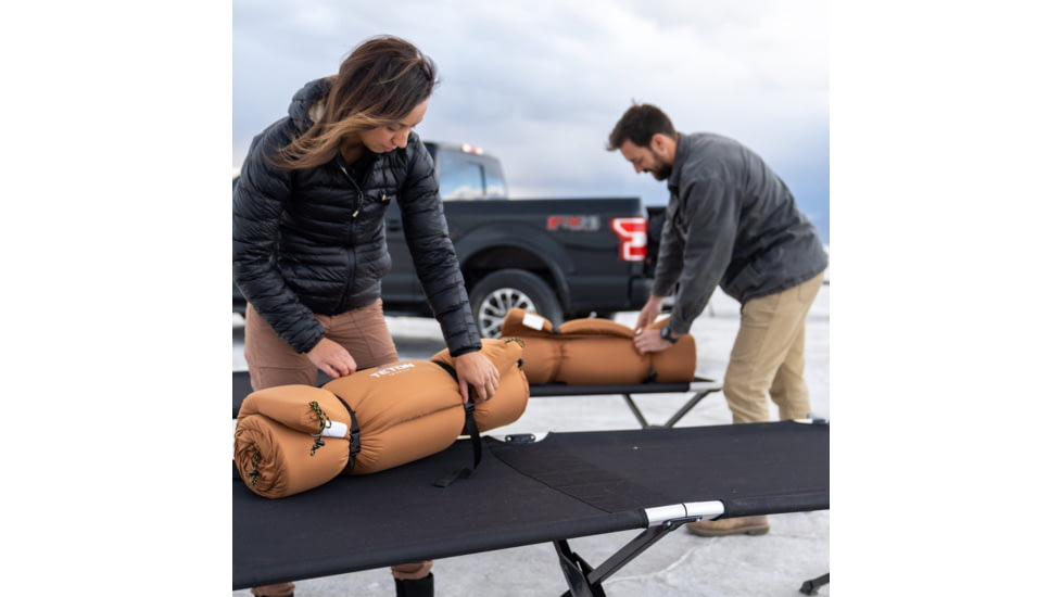 TETON Sports Universal XL Camp Cot Sleeping Pad, Brown, Extra Large, 131