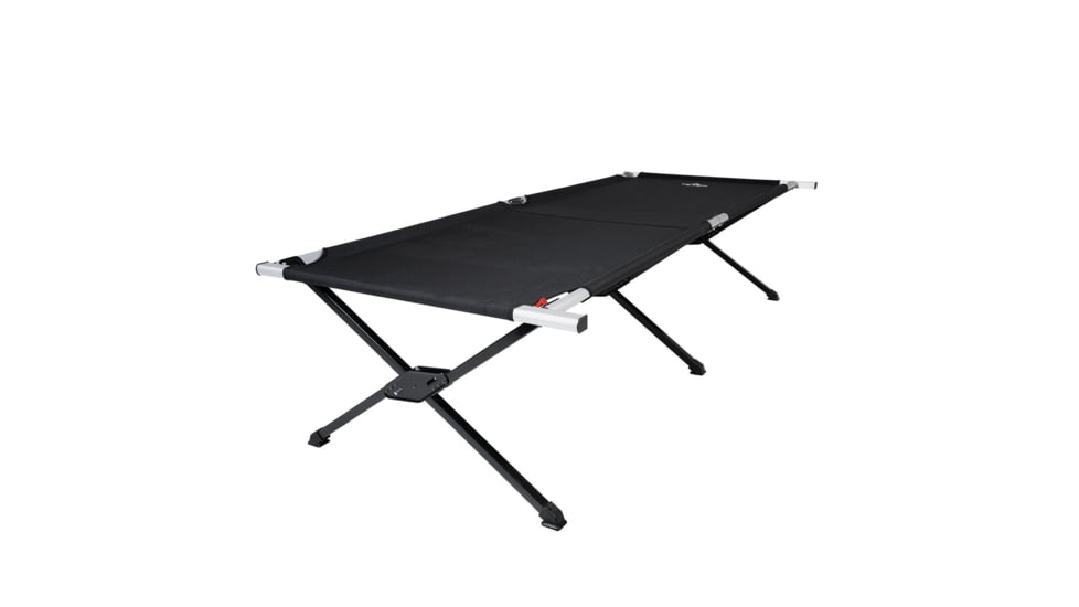 TETON Sports Universal XL Camp Cot with Pivot Arm, Black, Extra Large, 1082A