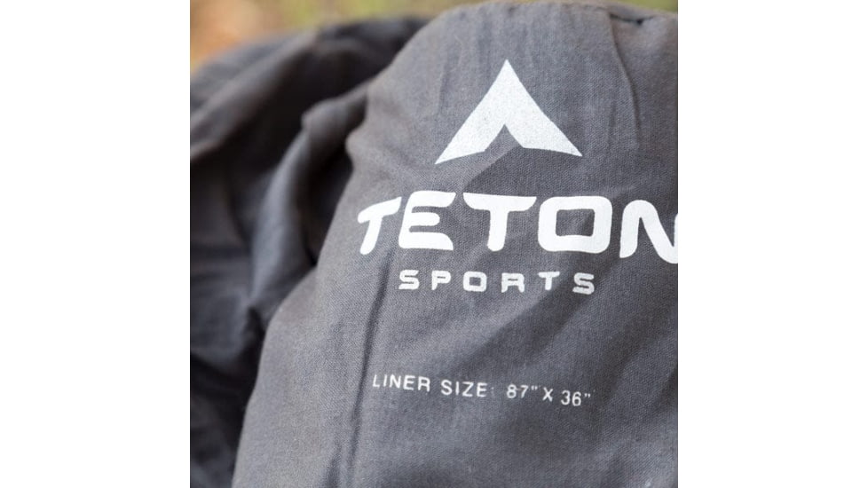 TETON Sports XL Sleeping Bag Liner, Grey, Extra Large, 179