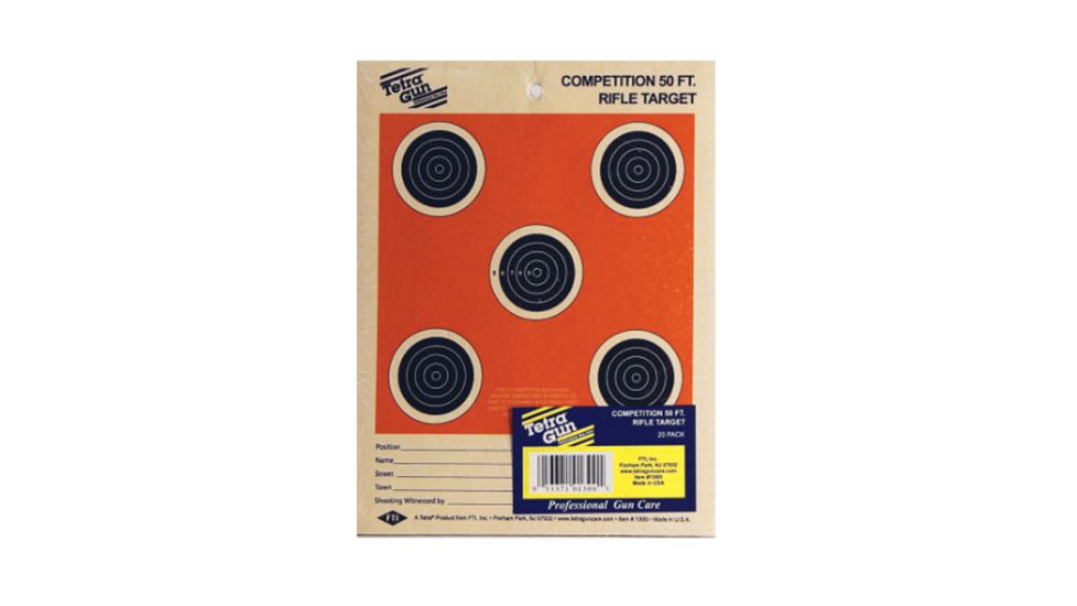 Tetra Gun Competition Rifle Targets - 50 Feet TET1300I