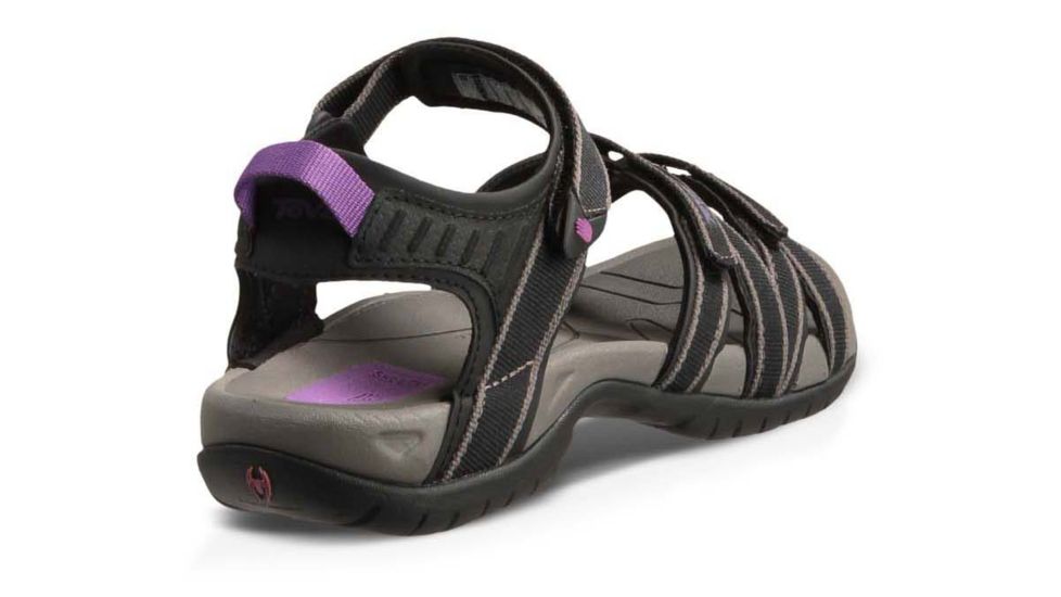 Teva Tirra Womens Sandals, Black/Grey, 5 US, 4266-BKGY-5 US