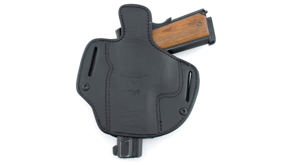 Texas 1836 Crusader - Pancake Style OWB / IWB Holster, Left Hand, SIG Sauer P365, With No Attachment, Black, TX-DCH-491