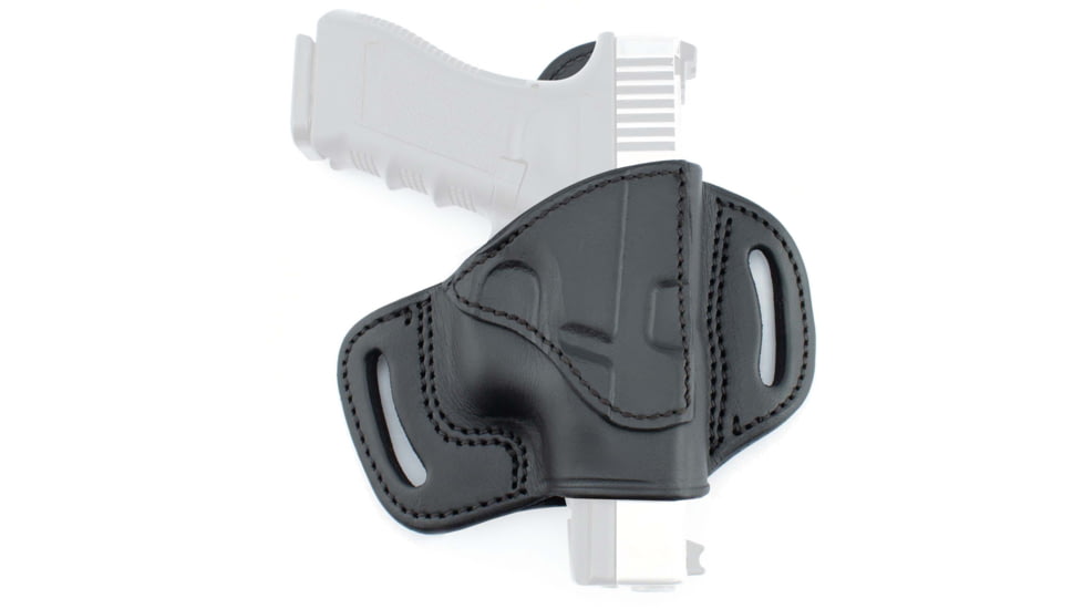 Texas 1836 Fort - Quick Draw OWB Holster, Right Hand, Smith &amp; Wesson M&amp;P 9 Shield, Smith &amp; Wesson M&amp;P 40 Shield, SIG Sauer P365, Black, TX-EP-BH2-1010