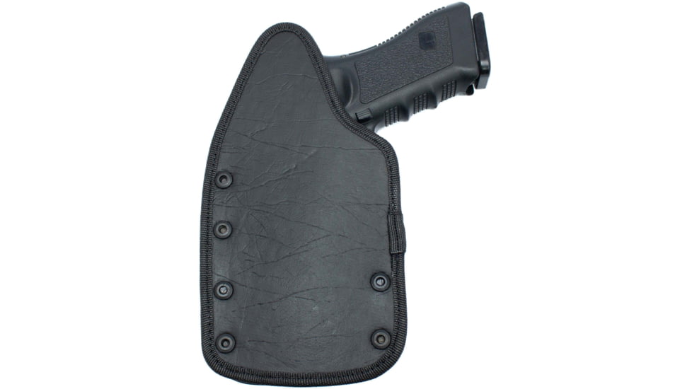 Texas 1836 KYDEX Recruiter / Mag Carrier - Hybrid IWB Kydex/Ecoleather Holster, Ambidextrous Hand, Smith &amp; Wesson M&amp;P 9 Shield, With No Attachment, Black, RECRUITER/MC-1010
