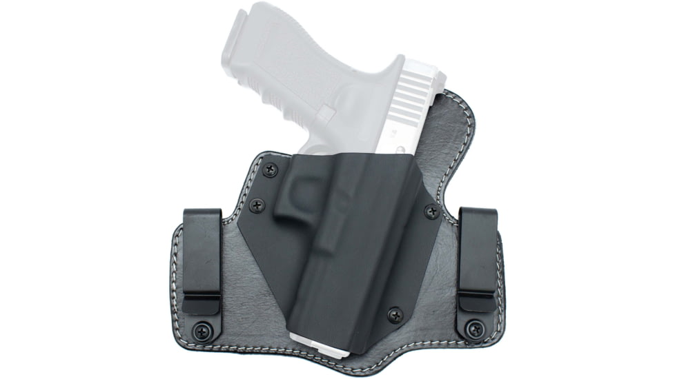 Texas 1836 Partner - 2 In 1 OWB / IWB Holster, Right Hand, Taurus PT111 G2, Taurus PT140 G2, With No Attachment, Black, TX-PART-155