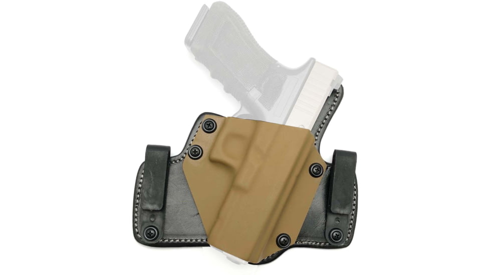Texas 1836 Partner Gen II - 2 In 1 OWB / IWB Holster, Right Hand, Smith &amp; Wesson M&amp;P 45 Shield, With No Attachment, Coyote Brown, TX-PART-GEN2-1017